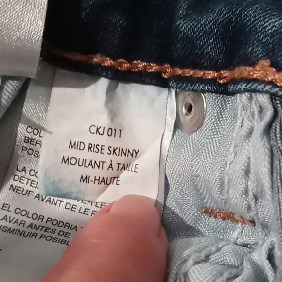 Calvin Klein Ladies Jeans Size S Cotton - Picture 5 of 10